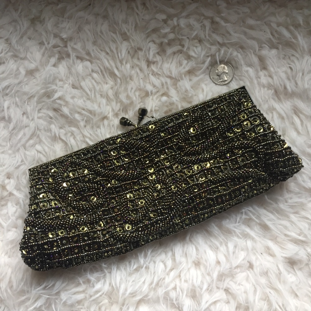 Cute beaded clutch